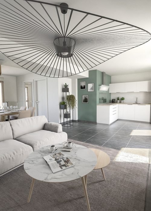 Appartement T4 à Nîmes – Résidence Villa des Arts de Sogerim Des appartements 4 pièces avec de beaux volumes et des prestations de qualité.